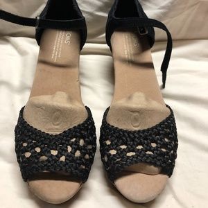 TOMS Platform Wedge Size 8